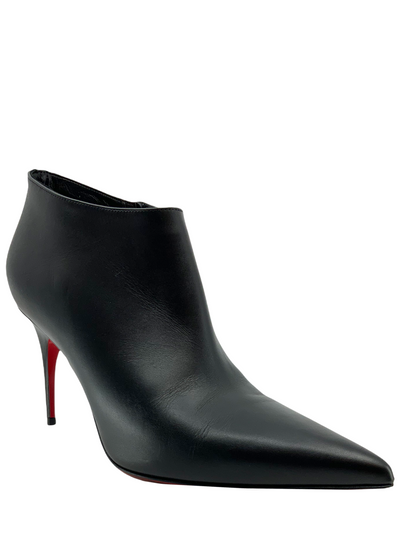 Christian Louboutin Leather Point-Toe Bootie Size 9-Replica Designer Handbag Store
