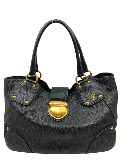 Prada Vitello Daino Top Handle Tote Bag-Replica Designer Handbag Store
