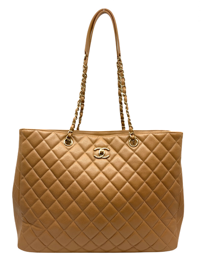 Chanel Calfskin Quilted Large CC Shopping Tote-Replica Designer Handbag Store
