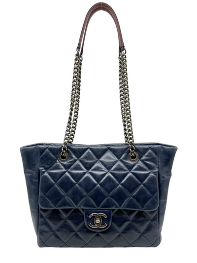 Chanel Calfskin Quilted Front Pocket Tote-Replica Designer Handbag Store
