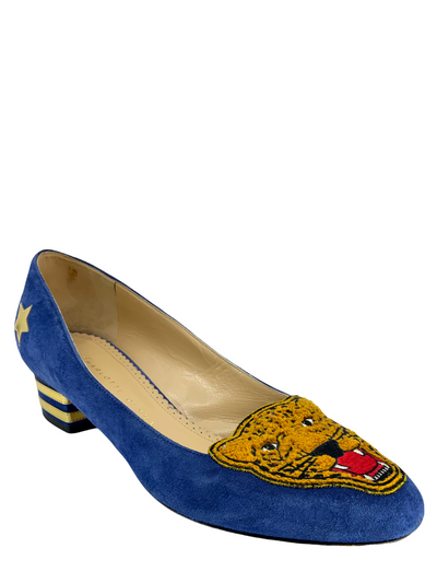 Charlotte Olympia Mascot Flats Size 7-Replica Designer Handbag Store
