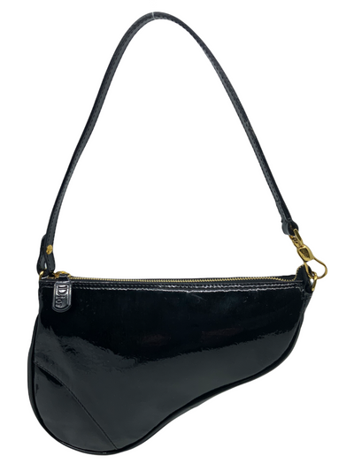 Christian Dior Patent Leather Saddle Bag-Replica Designer Handbag Store
