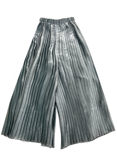 Brunello Cucinelli Lamé Pleated Wide-Leg Pants Size 2-Replica Designer Handbag Store
