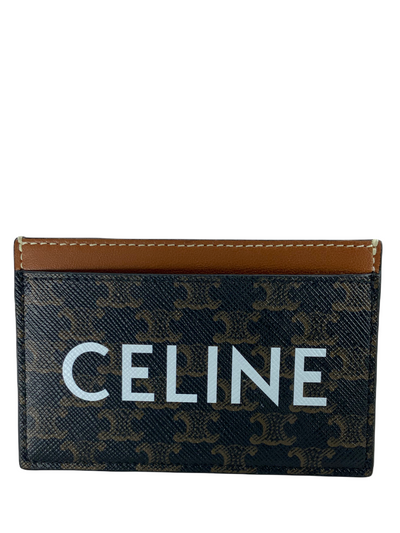 Celine Triomphe Canvas Logo Card Holder-Replica Designer Handbag Store
