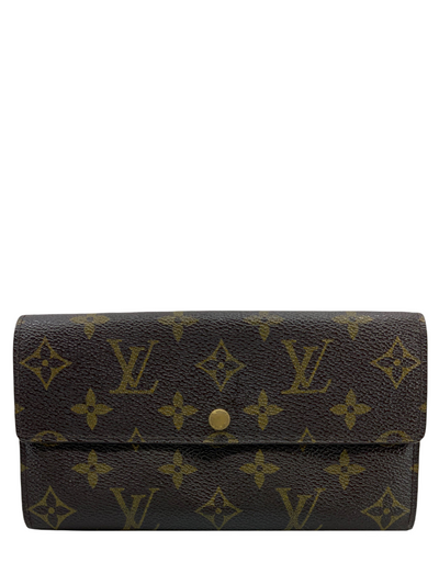 Louis Vuitton Monogram Canvas Long Flap Wallet-Replica Designer Handbag Store
