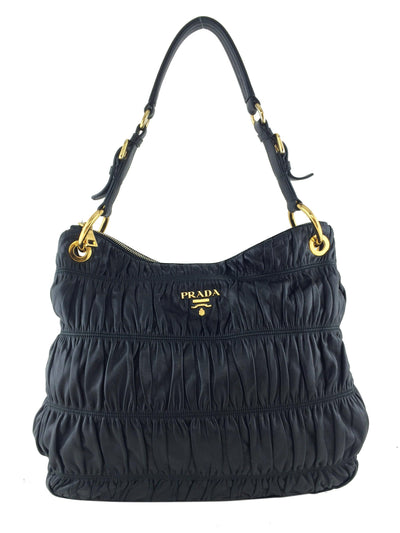 Prada Nappa Gaufre Zip Hobo Bag-Replica Designer Handbag Store
