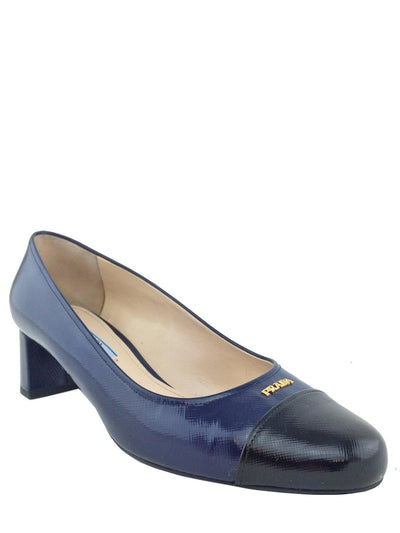 Prada Vernice Saffiano Cap Toe Pumps Size 9 | IT39-Replica Designer Handbag Store
