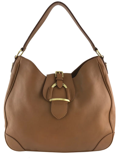 Ralph Lauren Stirrup Leather Hobo Bag-Replica Designer Handbag Store
