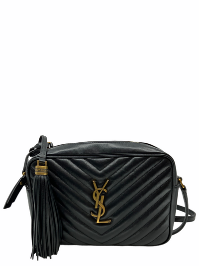 Saint Laurent Medium Lou Matelassé Quilted Leather Camera Bag-Replica Designer Handbag Store
