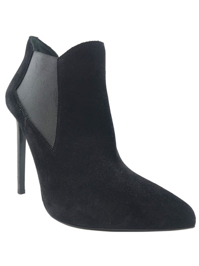 Saint Laurent Suede Point Toe Ankle Boot Size 10-Replica Designer Handbag Store
