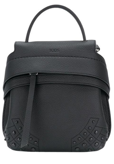 Tod
s Medium Leather Studded Wave Backpack-Replica Designer Handbag Store
