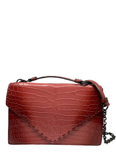 Bottega Veneta Crocodile Piano Shoulder Bag NWT-Replica Designer Handbag Store
