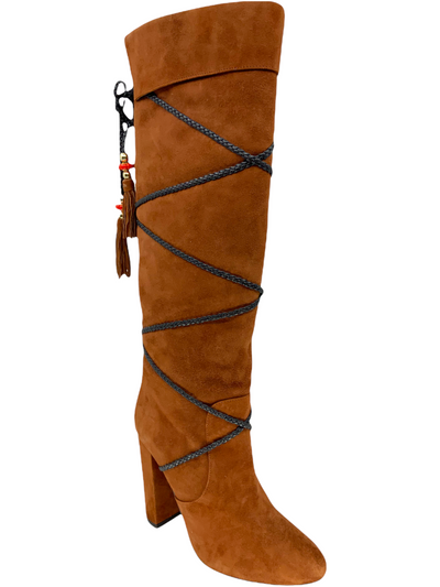 Aquazzura Suede Moonshine Knee High Boots Size 7.5-Replica Designer Handbag Store
