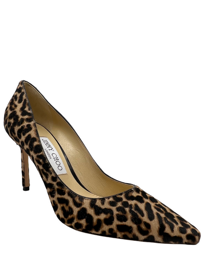 Jimmy Choo Romy Leopard Print Calf Hair Pumps Size 7.5-Replica Designer Handbag Store
